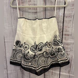 White House Black Market tube top, halter top. 100% cotton with silk lining.